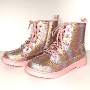 UGG Robley Pink Glitter girls boots size 3